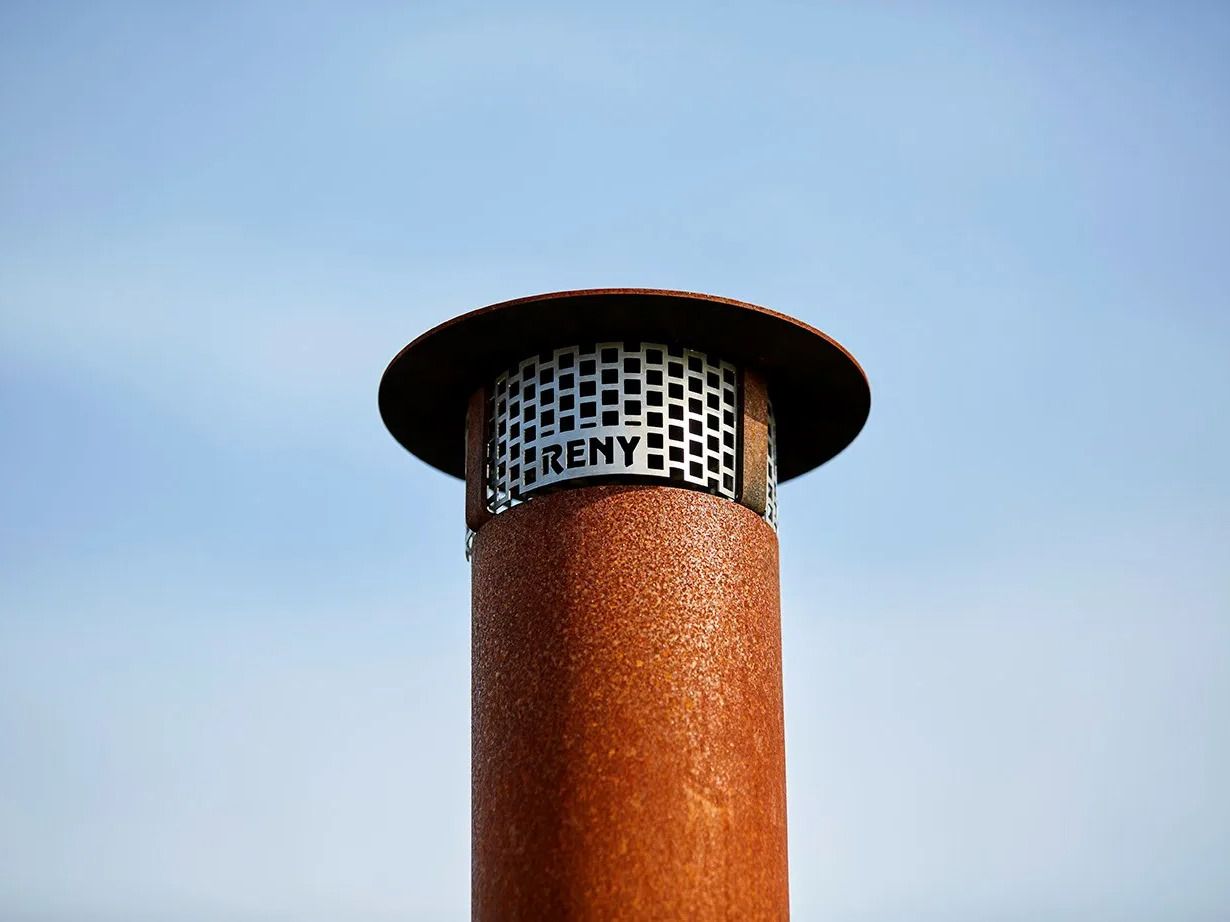 Corten™стальной отдельно стоящий открытый дровяной камин RB73 Quaruba ARCH-00057812 - Вид №6