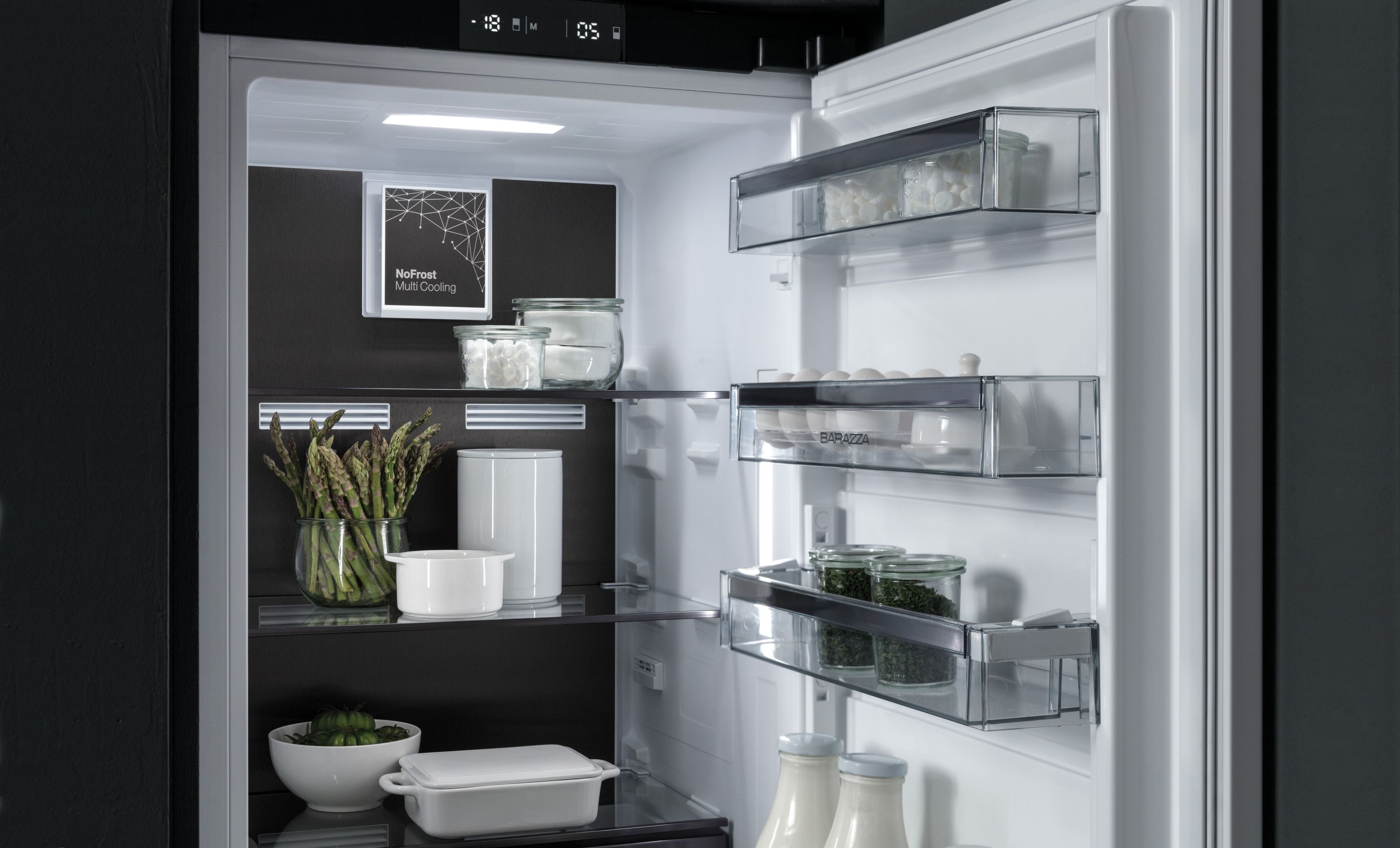 Встроенный комбинированный холодильник no frost Barazza Aura ARCH-00131564 - Вид №4