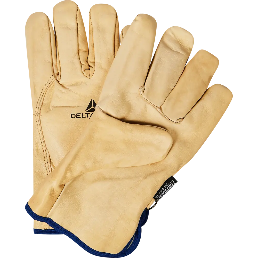 Утепленные кожаные перчатки DELTA PLUS FBF50 для профессиональных работ 84819093 STLM-1326617