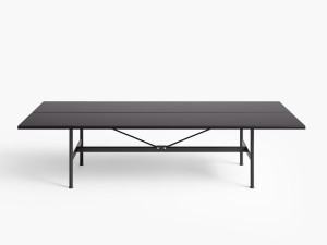 Прямоугольный стальной стол