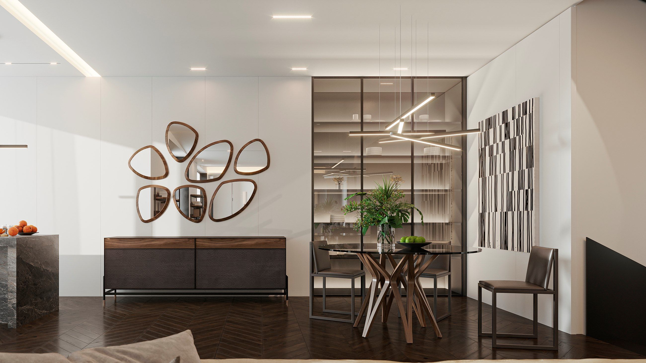 Настенное зеркало в рамке animovel Ньюпорт ARCH-00110653 - Вид №1