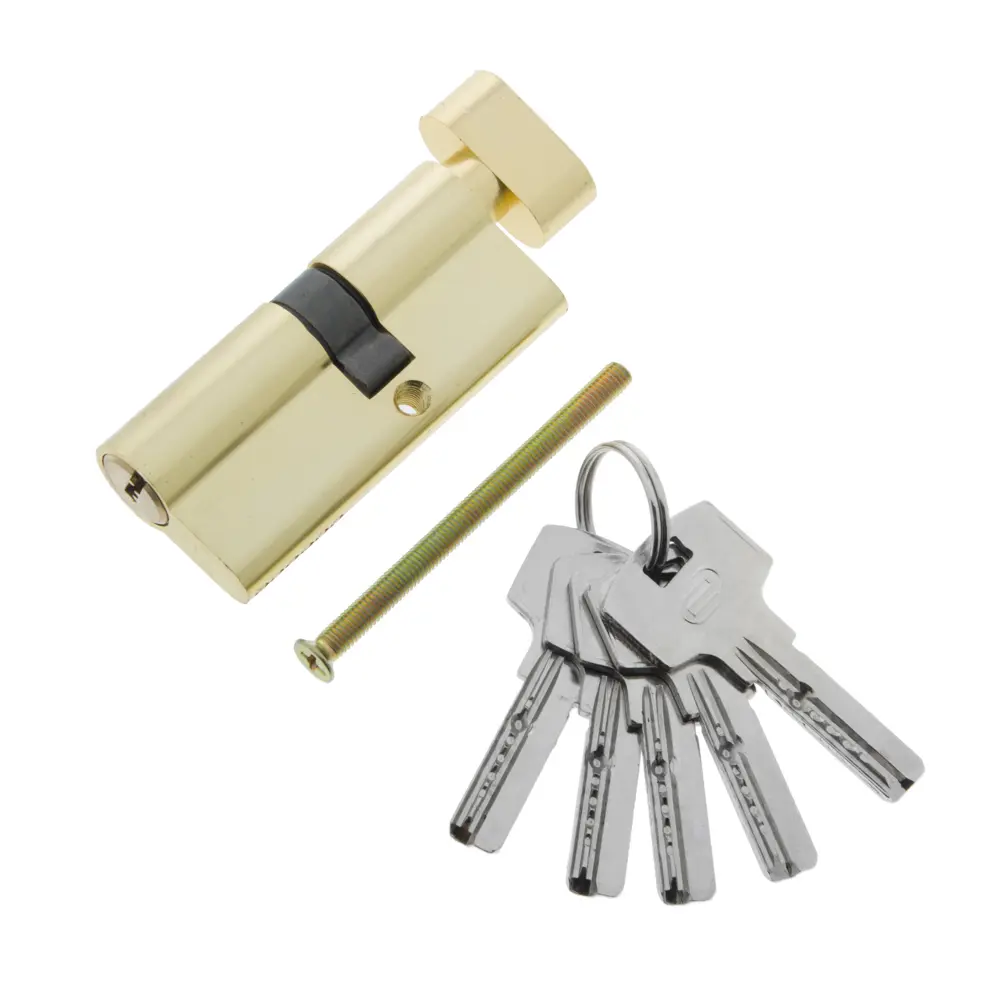 Цилиндр Standers ключ/вертушка 30х40 золото,TT-CANB3040GD 17264096 STLM-2189593  - Вид №1
