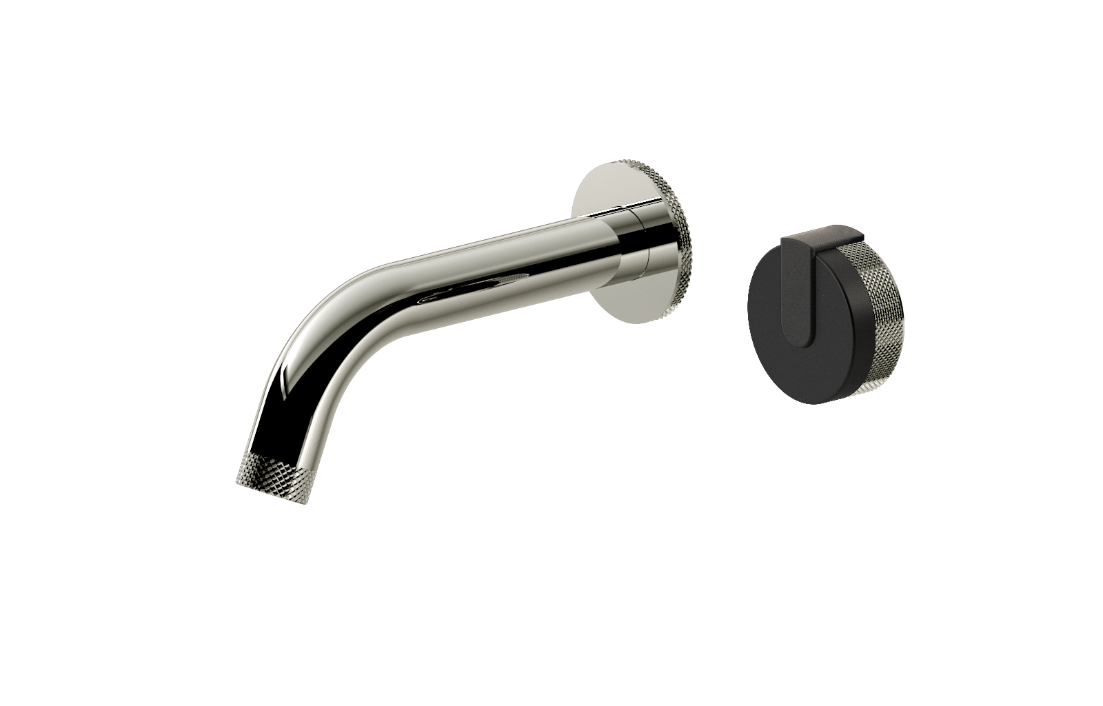 E-11535-R1MBK-L1BK-PC Настенный прогрессивный смеситель скрытого монтажа для раковины GRAFF MOD+