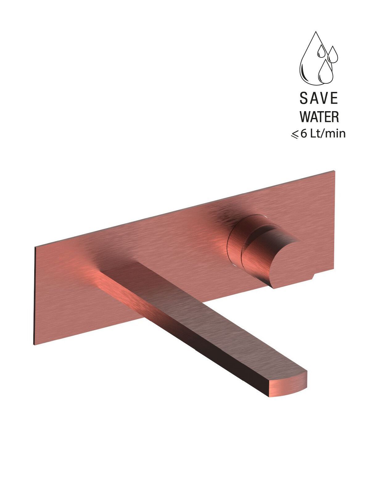 Настенный смеситель для раковины из нержавеющей стали с 2 отверстиями Rubinetterie Frattini Borgia ARCH-00046332 - Вид №5