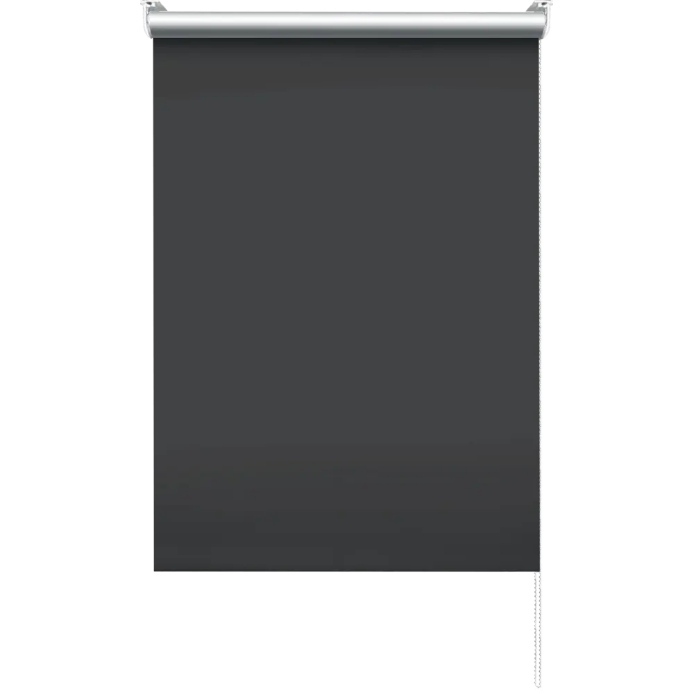 Штора рулонная блэкаут Эскар 55x160 см черная Black 1 BLACKOUT STLM-2086426