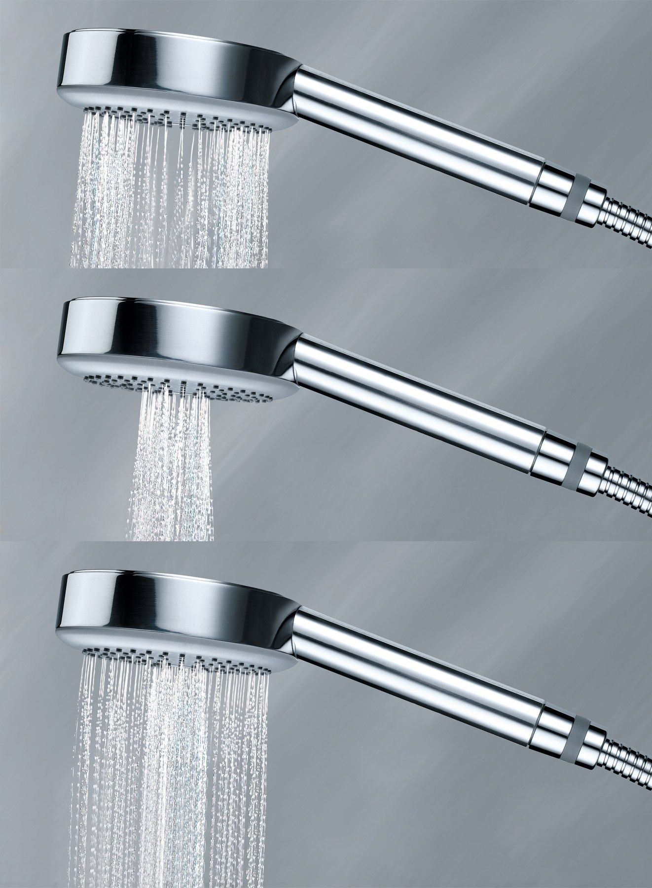 Ручной душ с 3 форсунками с системой защиты от накипи Bossini динамическая ARCH-00142561 - Вид №1