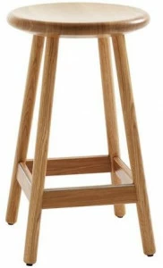 Karl Andersson Низкий деревянный табурет с подставкой для ног