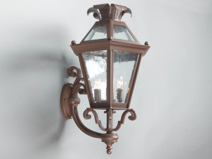 Открытый железный настенный светильник
