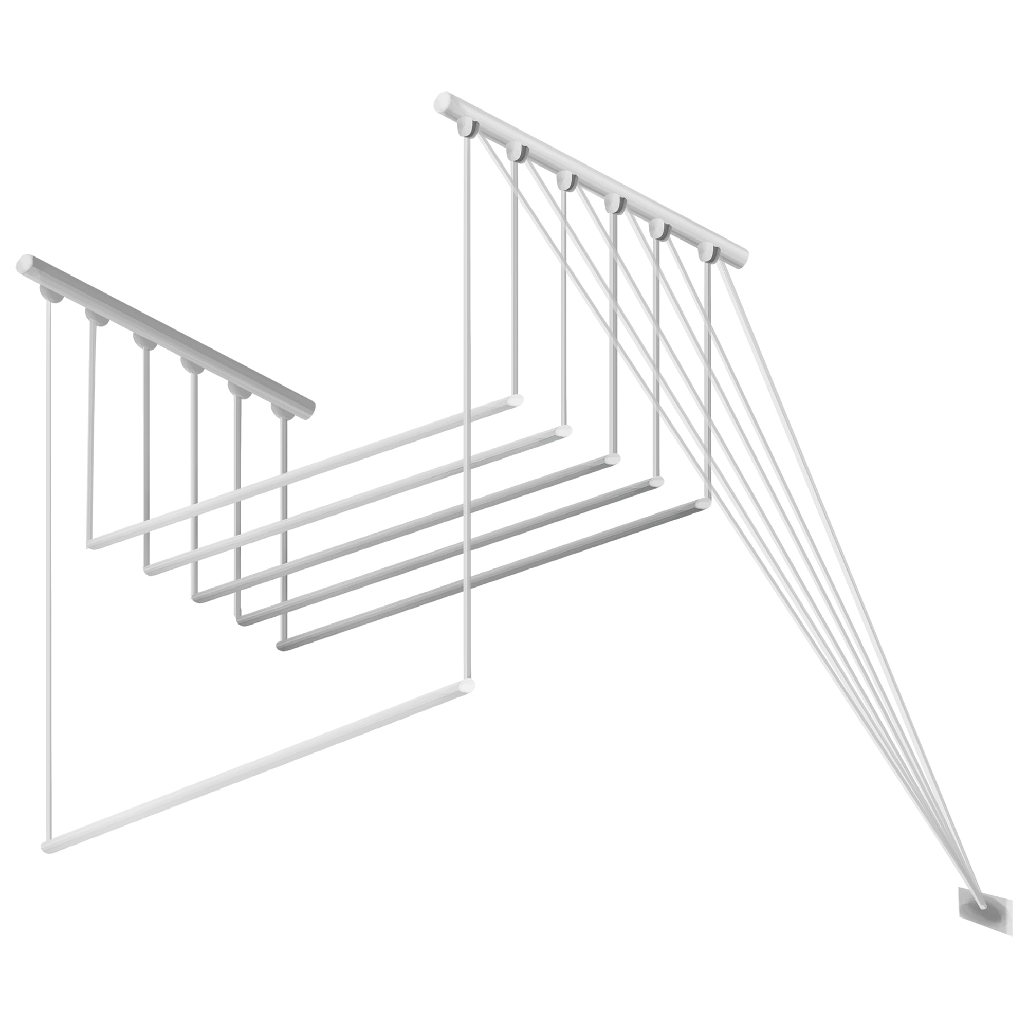 10978408 Сушилка для белья потолочная Gimi Lift 140, 8.4 м Santreyd 