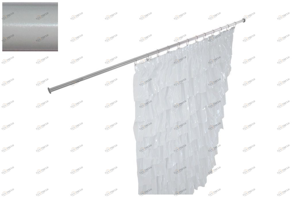 Карниз для ванны Aquanet прямой 150 белый 00241566