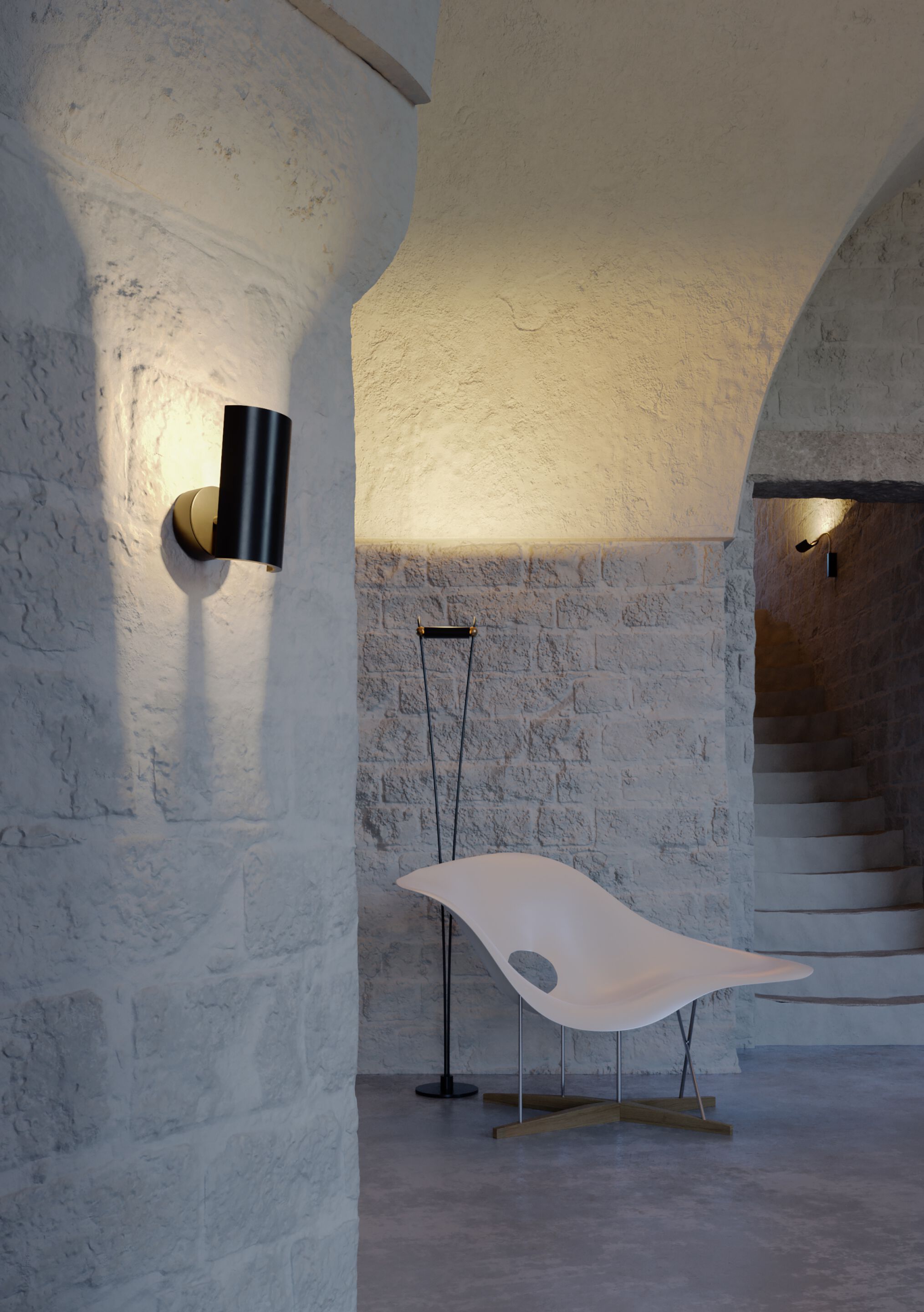 Окрашенный металлический регулируемый светодиодный настенный светильник Catellani & Smith вечные предметы ARCH-00114738 - Вид №5