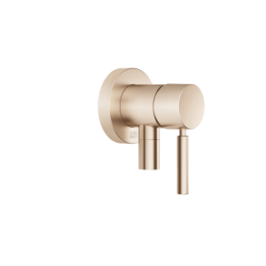 Однорычажный смеситель скрытого монтажа с крышкой и встроенным подключением к душевой кабине - Brushed Champagne (22-каратное золото) 36046660-46