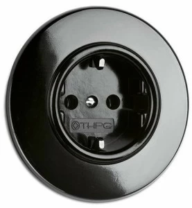 THPG Розетка одинарная бакелитовая электрическая  173038