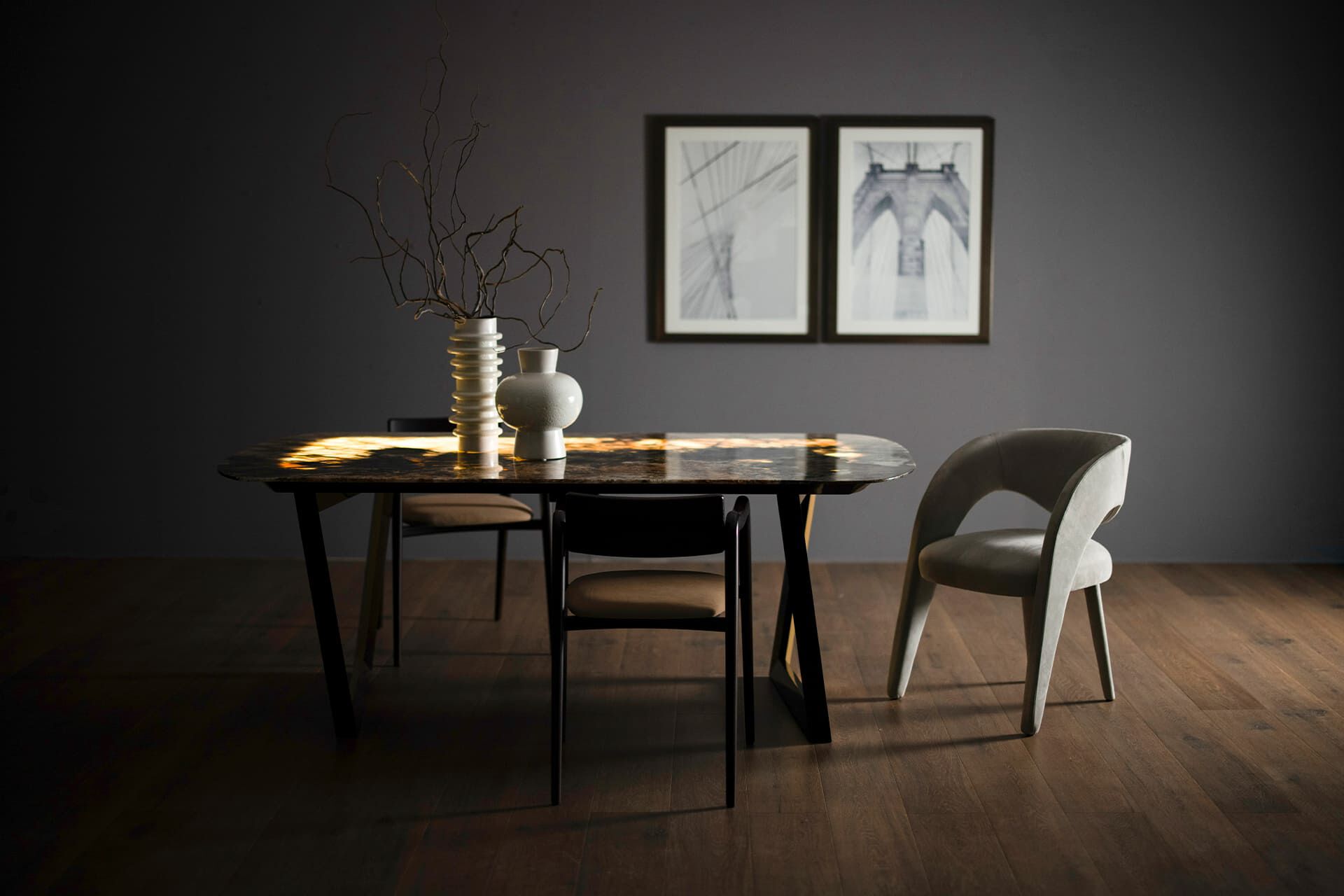 Стул из массива дерева с подлокотниками Greenapple ANJOS ARCH-00032961 - Вид №15