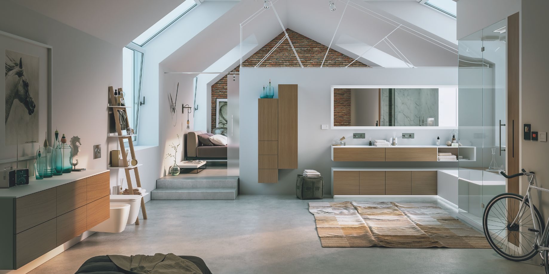 Moma Design Душевое ограждение 800х1800 ST.102 стекло прозрачное Box Doccia ST1028001800 - Вид №2