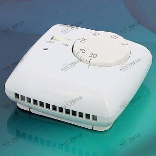 Термостат комнатный EMMETI "TERMEC" (10А, 230В), с независимым выключателем 2001016