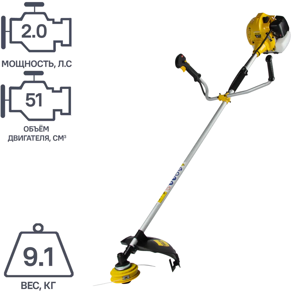 Триммер бензиновый Huter GGT-460ТХ 2 л.с. 85044329 STLM-2097083  - Вид №1