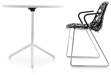 Crassevig Стул-санки штабелируемый с подлокотниками Nett sun-id-1493927 - Вид №1