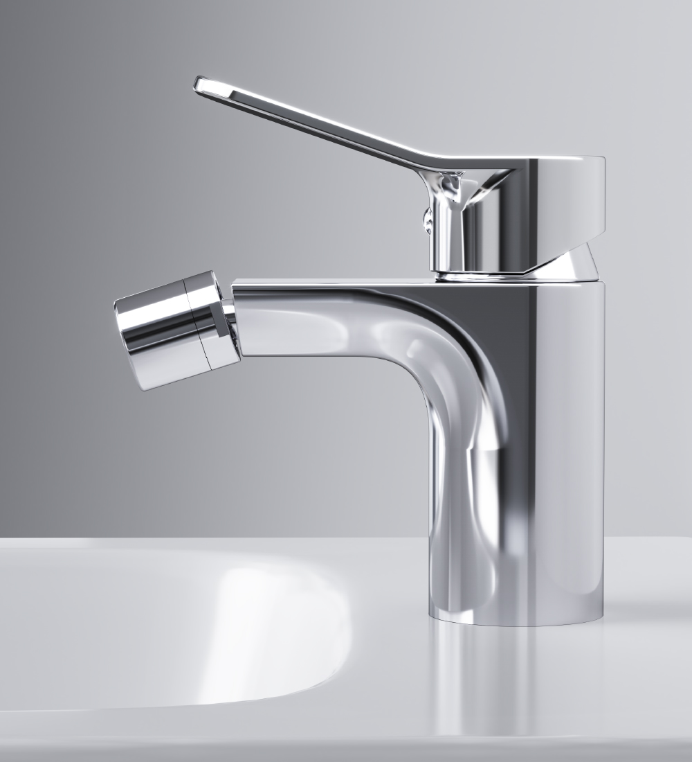 F85A83100 смеситель д/биде излив 100 мм с д/к хром шт. AM.PM X-Joy  - Вид №3