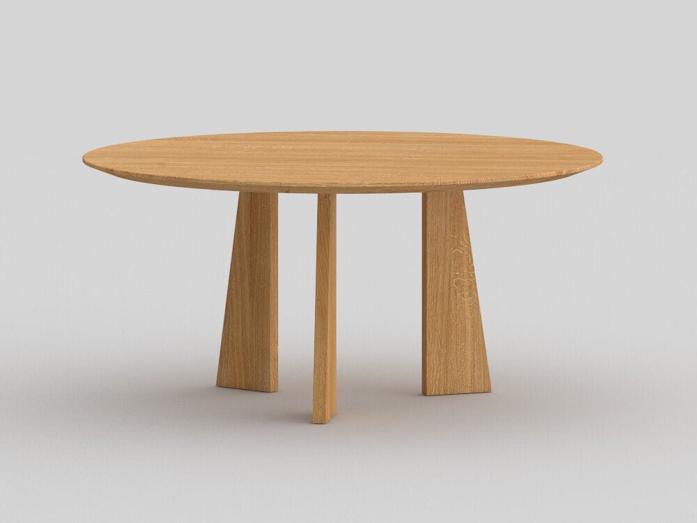 Круглый деревянный обеденный стол Vitamin Design Pylon ARCH-00093726