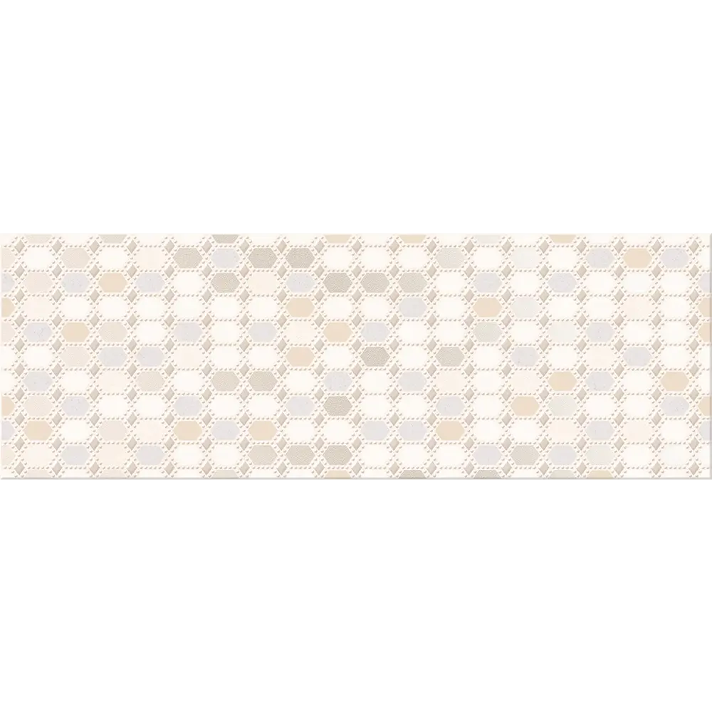 Декор настенный Malwiya Geometry 24.2x70 см 0.17 м² цвет белый 82826322 STLM-2120024 Santreyd