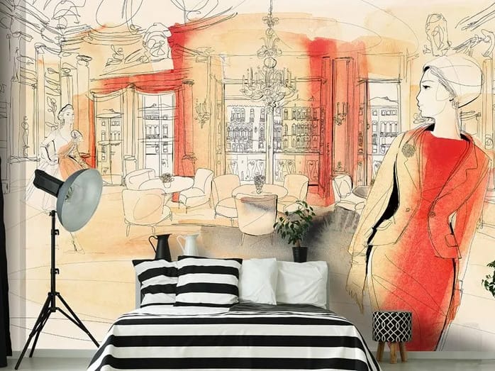 Carta da parati multicolor, PVC free, eco-friendly, lavabile WallPepper нюансы ARCH-00028565