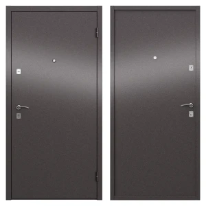 Дверь входная металлическая Стаф 860 мм правая цвет шоколад