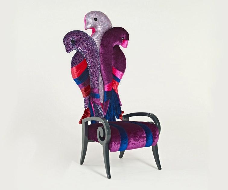 Sicis Кресло из ткани с высокой спинкой Nextart sun-id-1471556 - Вид №1