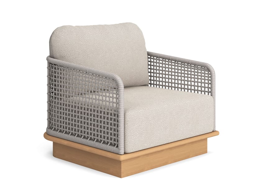 Тканевое садовое кресло с подлокотниками Jati Kebon Акры ARCH-00088397