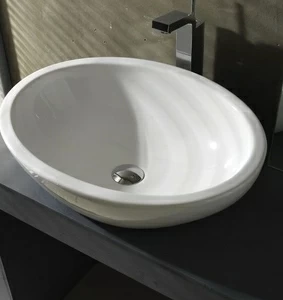 SF06000001 Накладная раковина на столешницу  овальная Disegno Ceramica