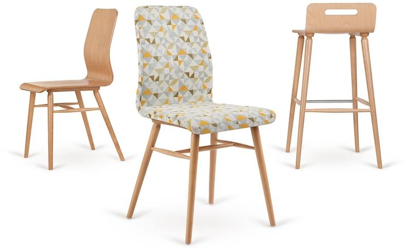 Paged Стул из мягкой ткани Xchair sun-id-1493488 - Вид №1