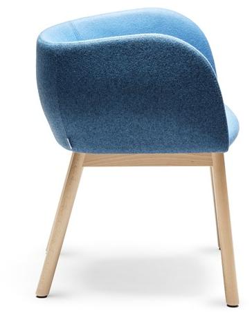 CHAIRS & MORE Кресло из ткани с подлокотниками Mousse sun-id-1420124 - Вид №1