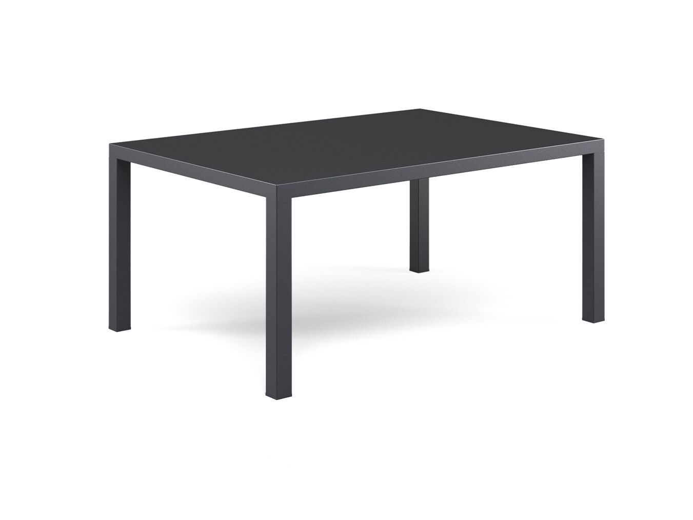 Стальной прямоугольный низкий журнальный столик emu Round ARCH-00138482 - Вид №1