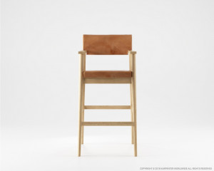 510_1119 Подлокотник барный с кожей Karpenter