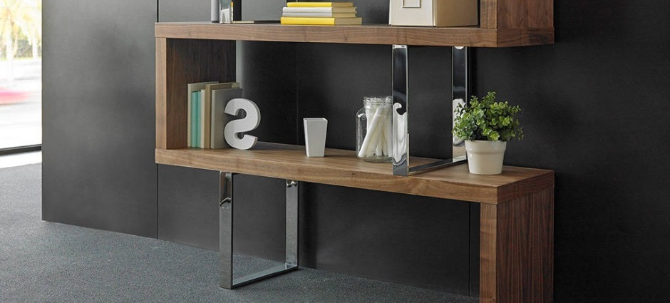 Стеллаж для книг грецкий орех Belleza от Angel Cerda ANGEL CERDA  149945 Бежевый  - Вид №2