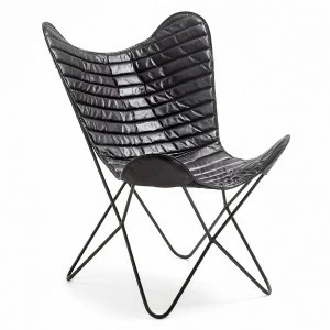 Кресло Flynn черное BARCELONA DESIGN ДИЗАЙНЕРСКИЕ 147979 Черный