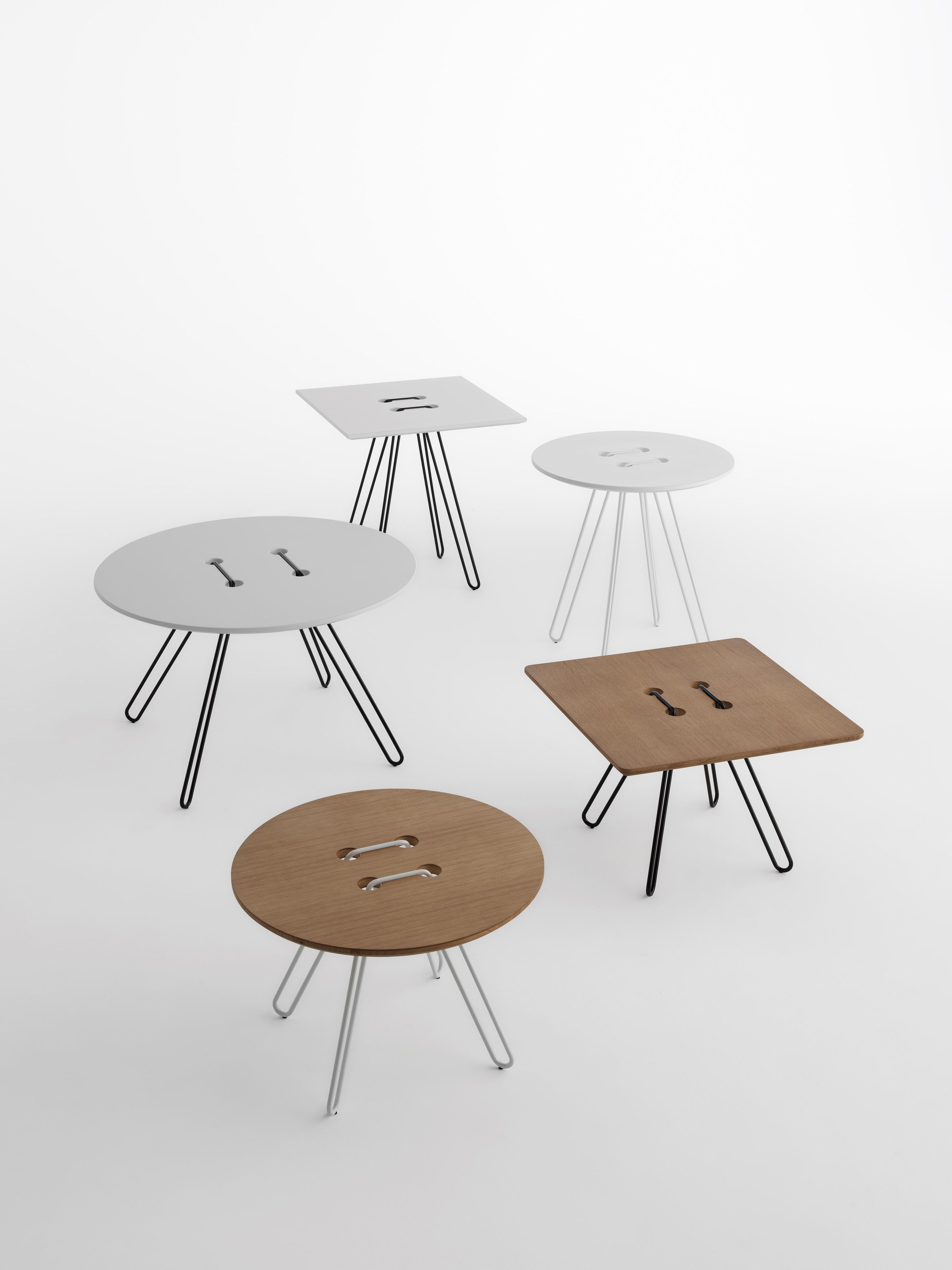 Высокий круглый журнальный столик с лаком Casamania & Horm Twine T ARCH-00128711 - Вид №8