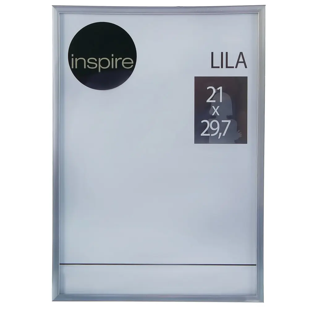 Рамка Inspire Lila 21x29.7 см цвет серебро STLM-2123708