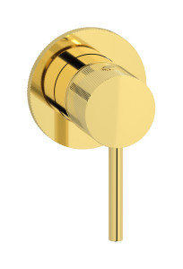 Внешние части встроенного смесителя на 1 потребителя. WE ARE IB id305oo Gold Industria