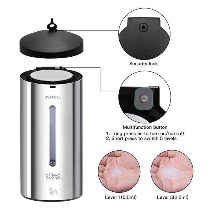 Автоматический дозатор мыла AIKE AK3105_150  - Вид №4