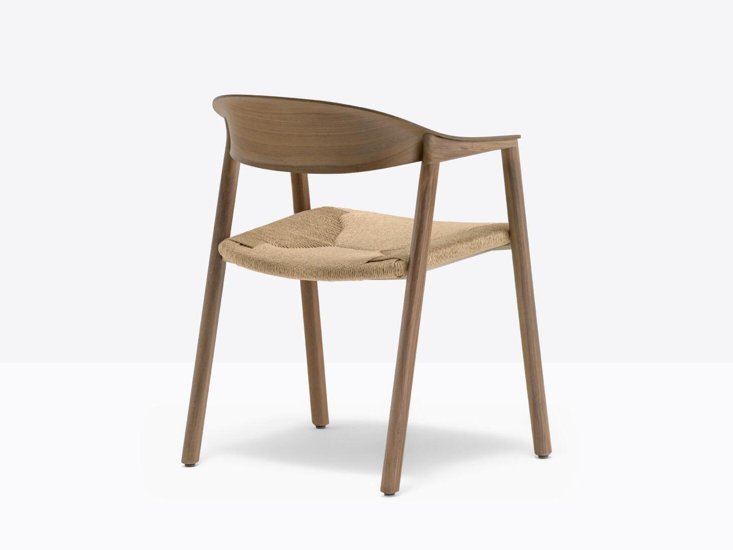 Деревянный стул с подлокотниками Pedrali ARCH-00028097 - Вид №2