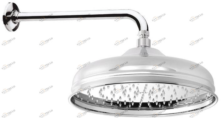 rvb Настенная лейка дождевого душа с держателем 1935 wood 8020.11.72