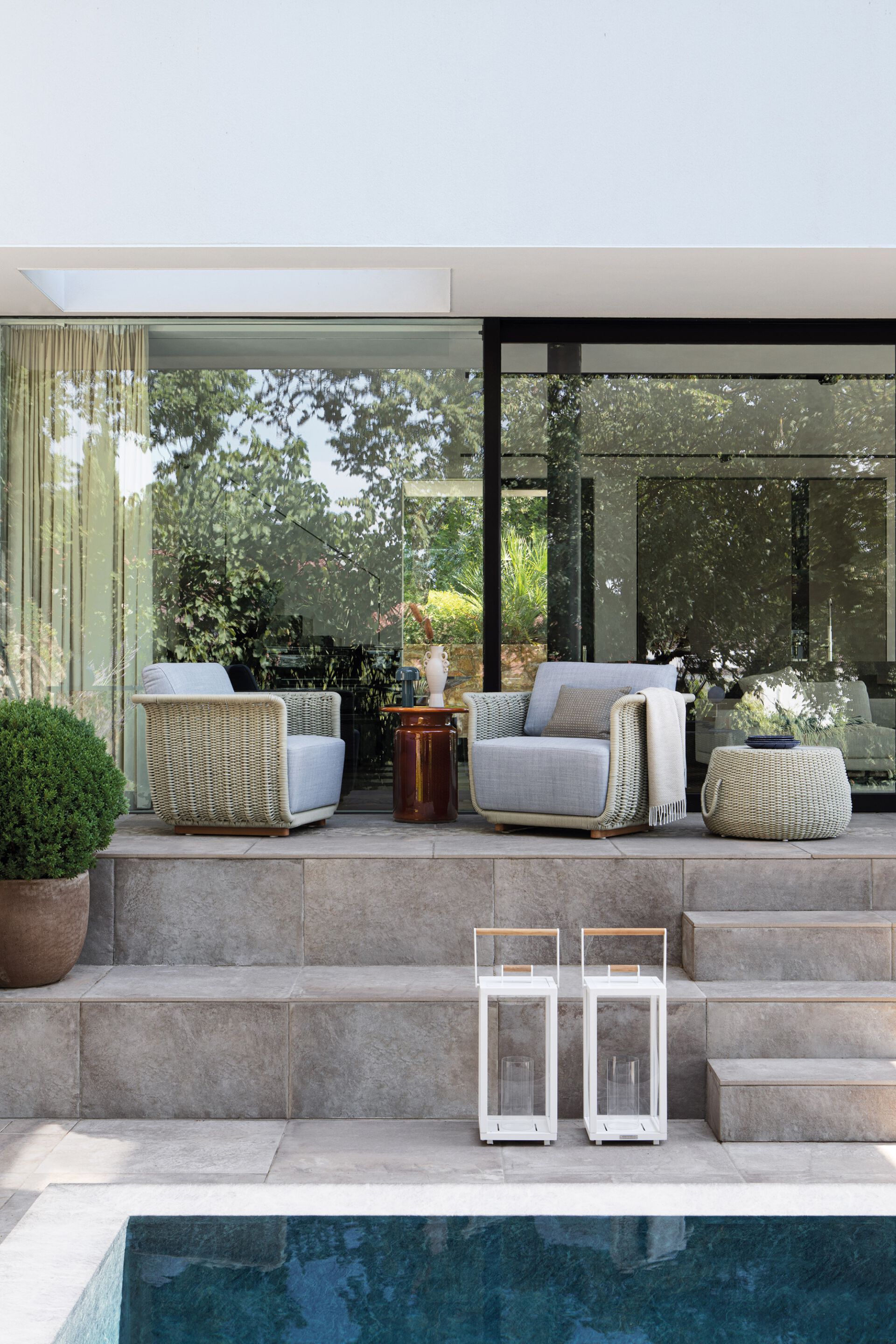 Веревочное садовое кресло с подлокотниками Atmosphera ARCH-00096346 - Вид №3