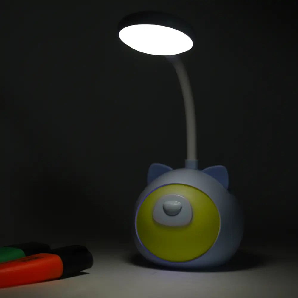 Ночник светодиодный Camelion Мишка синий NL-274 детский, с выключателем STLM-2090412 - Вид №3