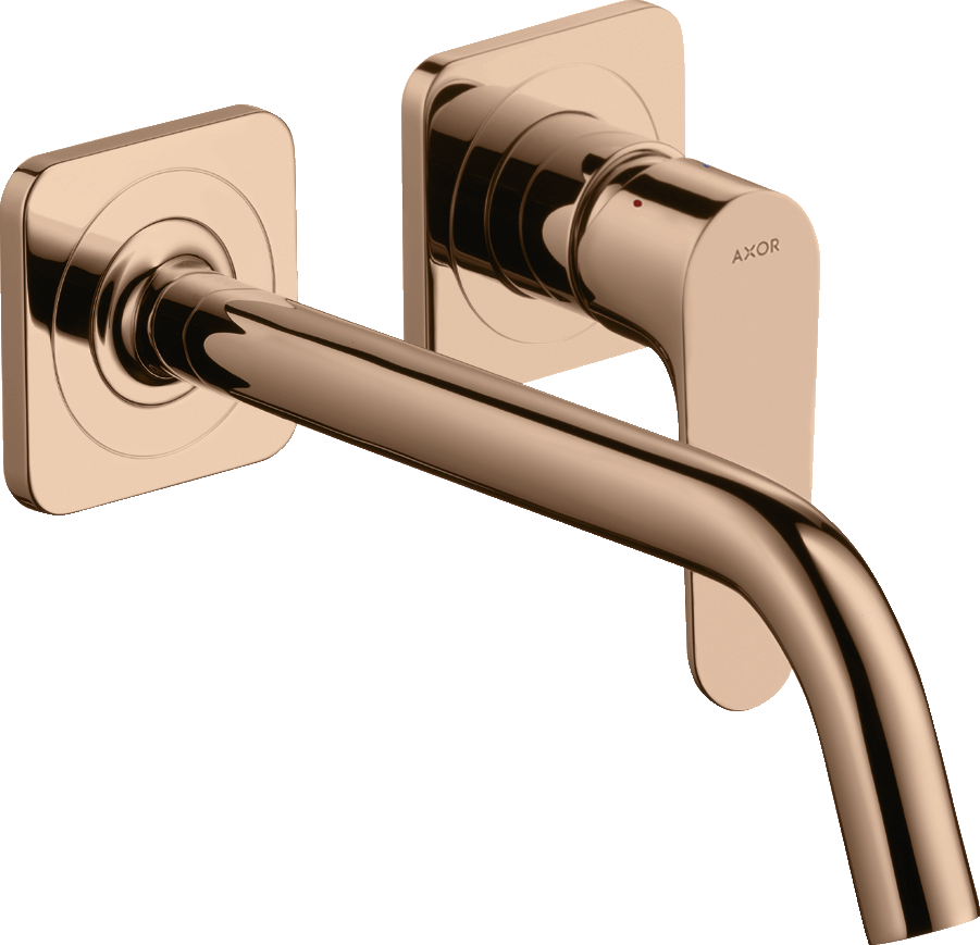 34116300 Смеситель для раковины, однорычажный, скрытого монтажа, настенный, с изливом 227 мм и розетками AXOR CITTERIO M