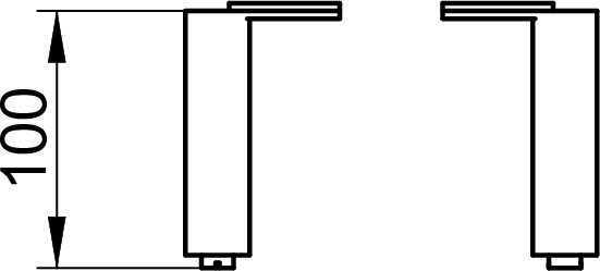 39098010000 Ножки для мебели KEUCO Edition 90 - Вид №2
