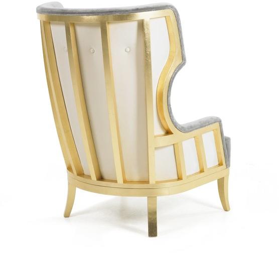 Munna Кресло с сусальным золотом и подлокотниками Dress me sun-id-1445023 - Вид №3