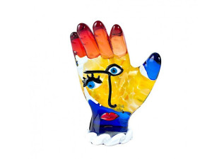 Абстрактная скульптура ручной работы из муранского стекла