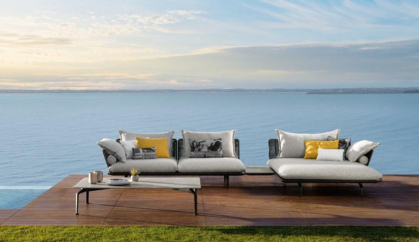 Talenti Садовый диван из ткани с шезлонгом Cruise alu sun-id-1512485 - Вид №1