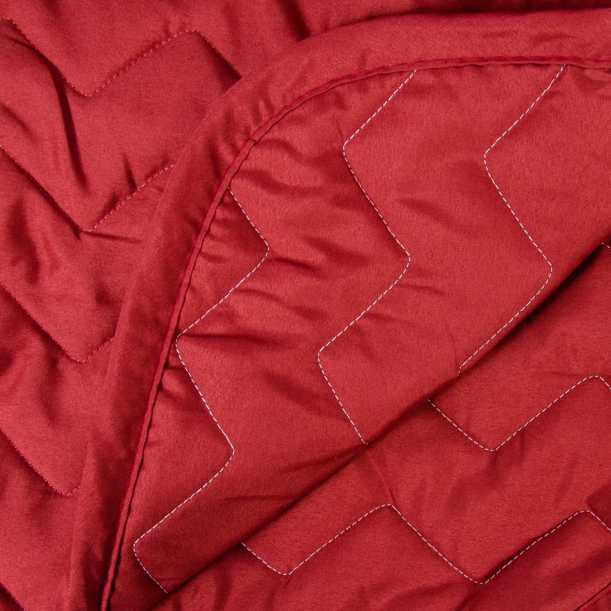 82118777 Покрывало, 160х200 см, полиэстер, цвет марсала Santreyd  - Вид №2